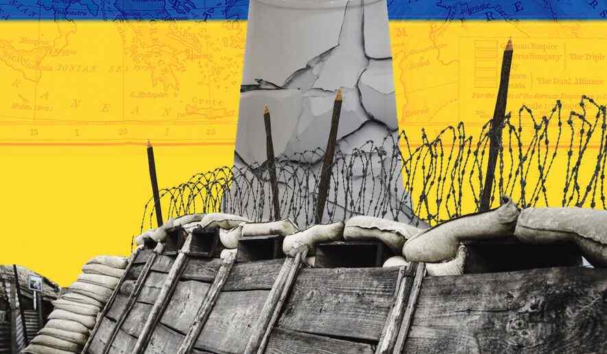 Ukraine military forces illustration by Linas Garsys / The Washington Times 