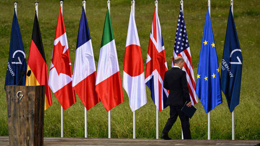 G7-Länder erwägen Hilfspaket für die Ukraine im Wert von 50 Milliarden Dollar - Bloomberg