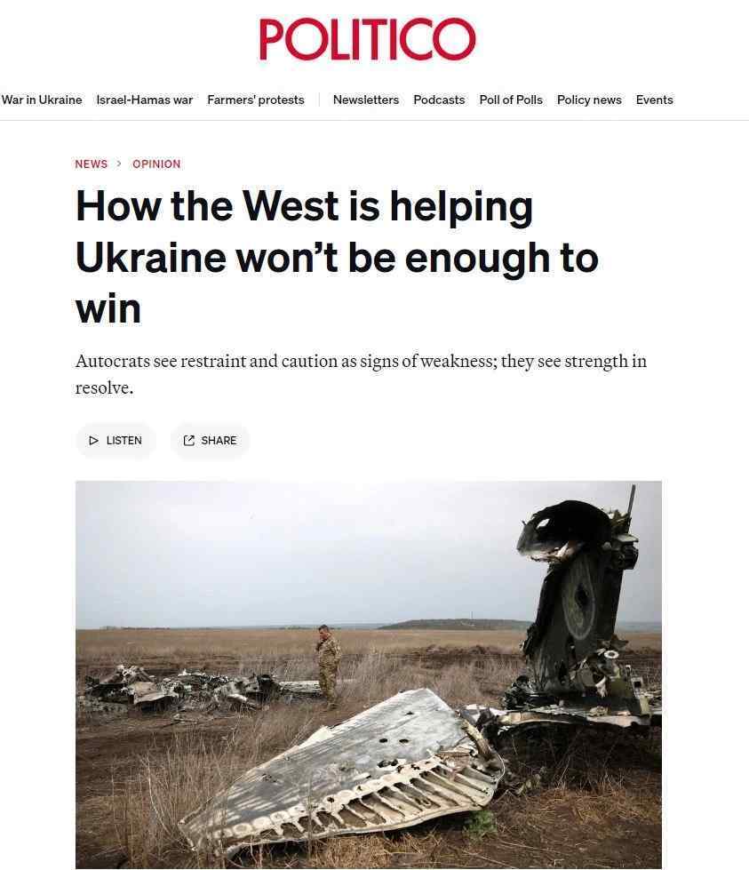 Zu wenig und zu spät - die westliche Hilfe für die Ukraine reicht nicht aus, um zu gewinnen